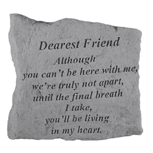 Kay Berry Dearest Friend Although You Can-T Be Here - Memorial - 5.25 Inches X 5.25 Inches 16320 - main